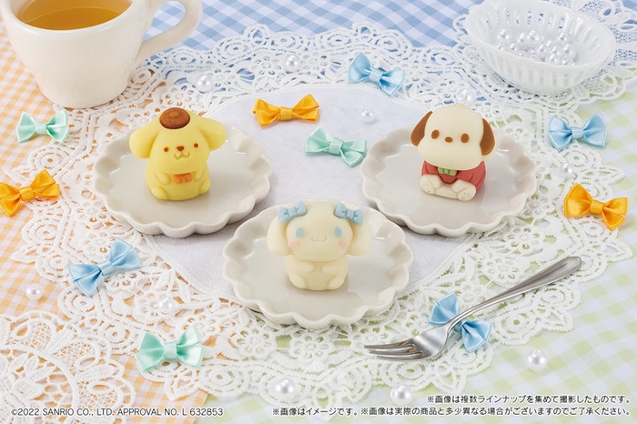 食べマス サンリオキャラクターズ2022~おめかしリボンのシナモロール~/~おめかしリボンのポムポムプリン/~おめかしリボンのポチャッコ~