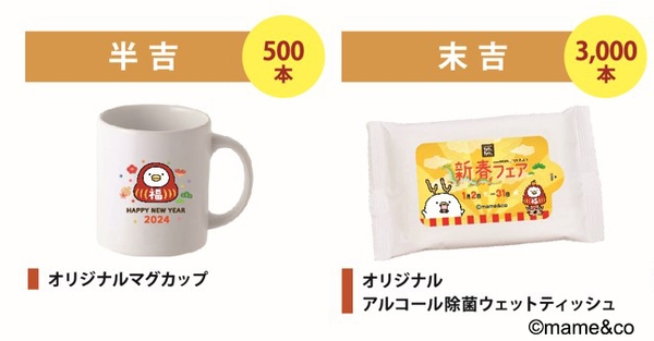 ここでしか手に入らないオリジナルグッズが当たるチャンス!