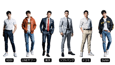「働く男子図鑑」内の日系IT