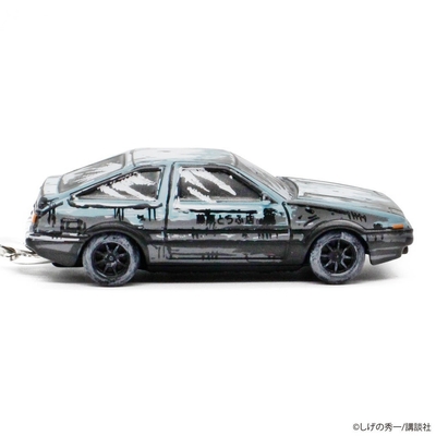 『頭文字D』AE86 3Dキーホルダー（漫画風）