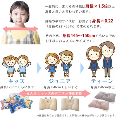 身長150cmくらいまでのお子様におすすめ