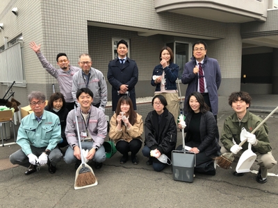 商店会清掃活動への参加
