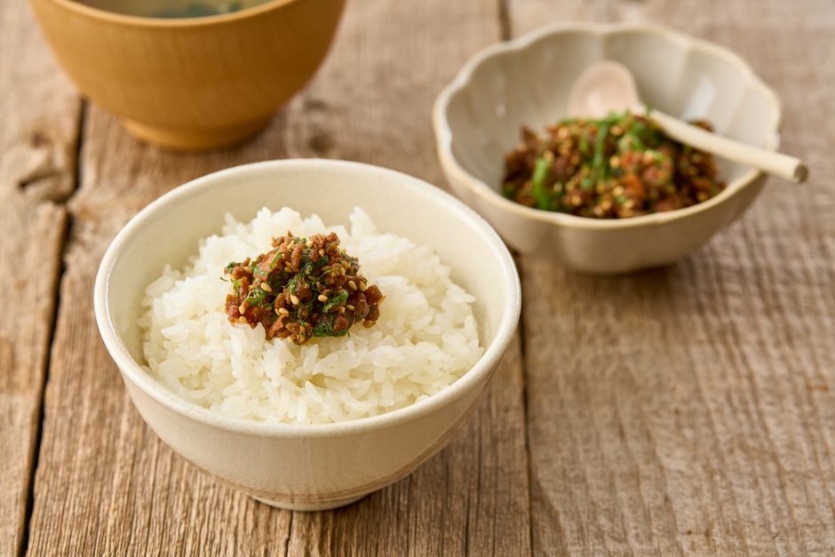 ご飯のお供に『金そぼろ』