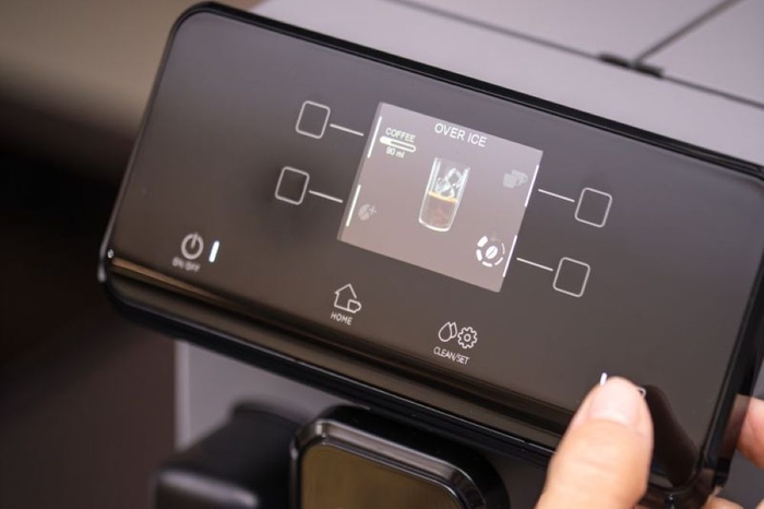 オーバーアイスとブースト機能の選択画面