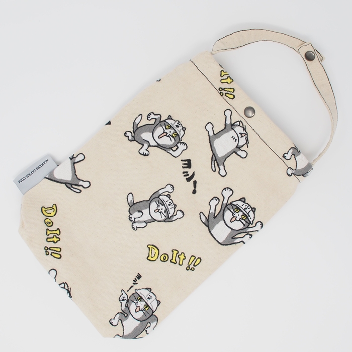 仕事猫　刺繍ティッシュケース(5)