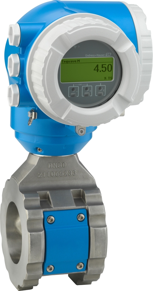変換器搭載の全固形分濃度計Proline Teqwave MW 300
