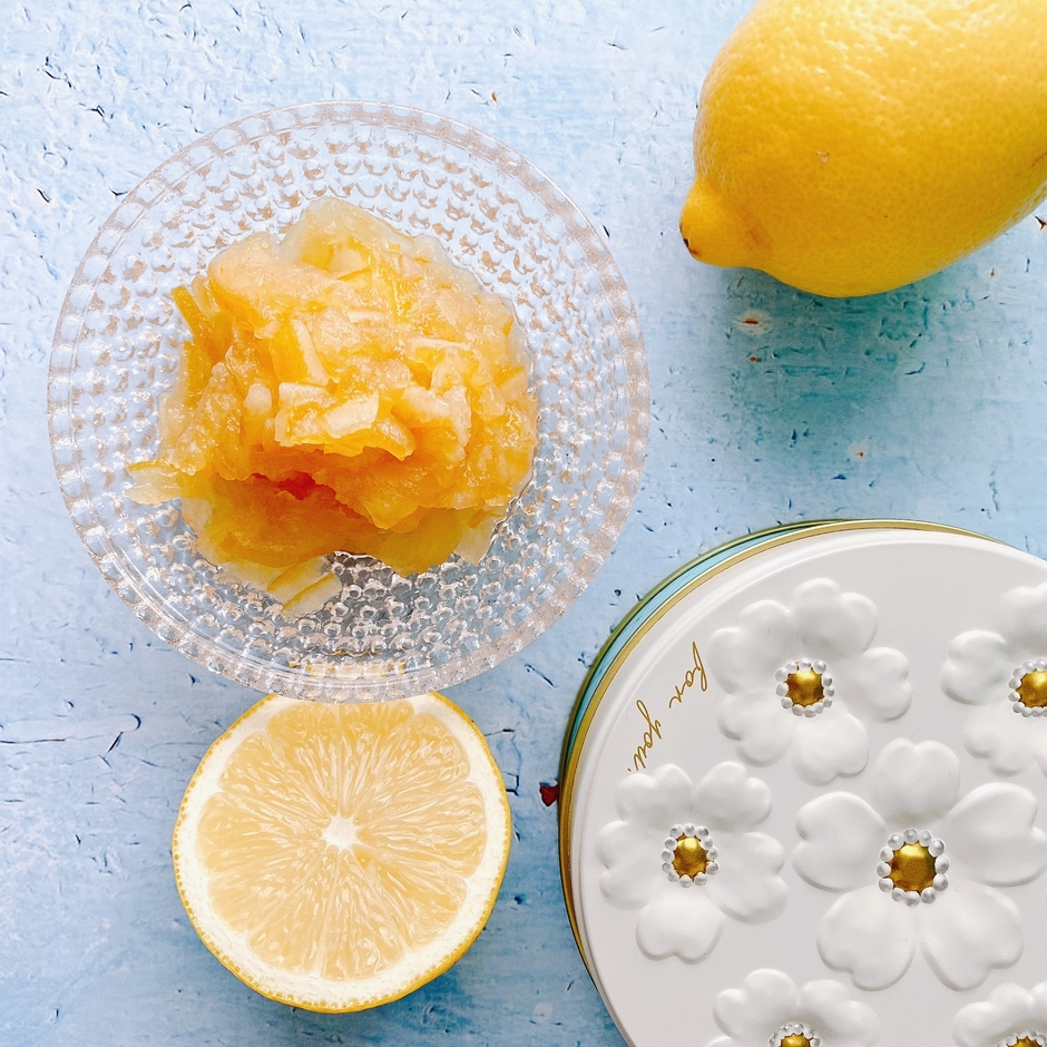 こだわりのレモンコンフィチュール