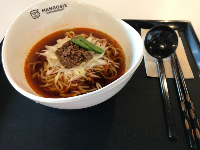 葱酸ラーメン(黒酢ネギラーメン)