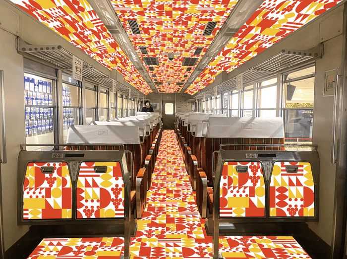 特急電車 装飾イメージ