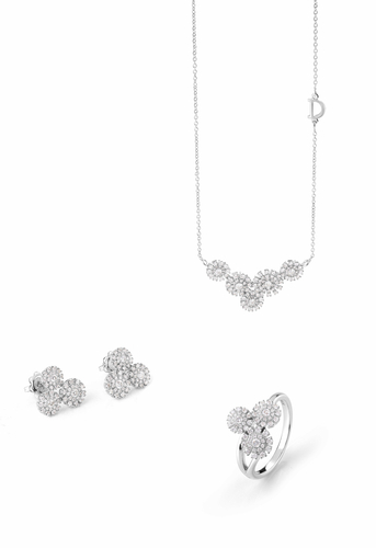 ダイヤモンドの花々が愛や幸福を表現する「マルゲリータ」コレクションの新作