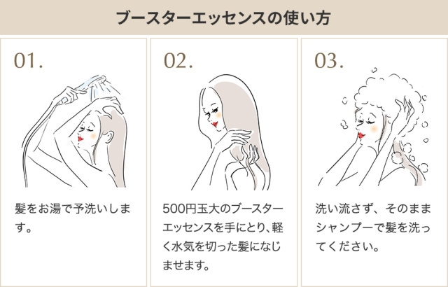 髪の“導入美容液”のようなイメージです