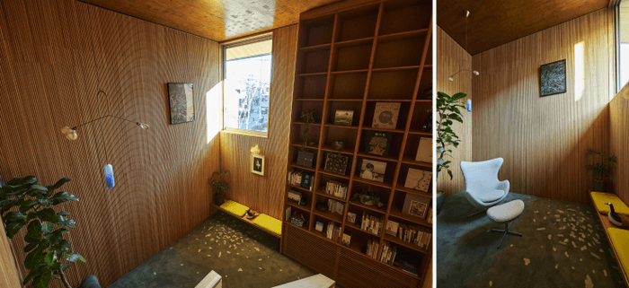 約4メートルの高さを利用し特別感のあるスキップフロア