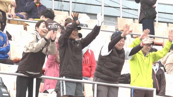 仲間の応援が力に!