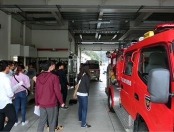 東広島消防署安芸津分署　見学の様子