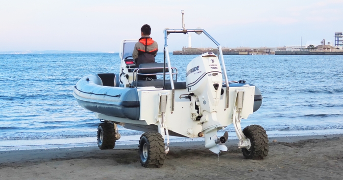 海に発進していく「SEALEGS」のイメージ