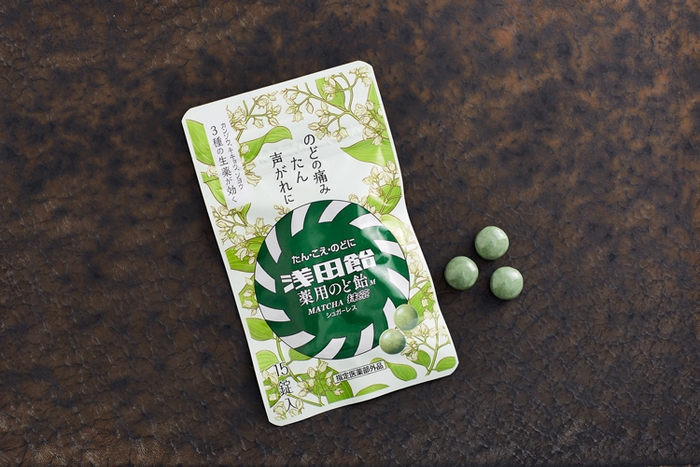 浅田飴薬用のど飴M(抹茶)イメージカット1