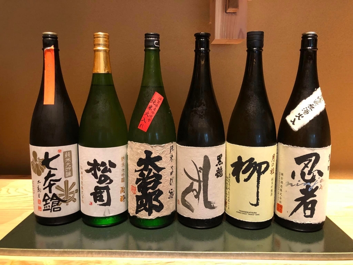 希少な日本酒を多数揃える