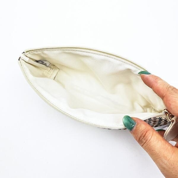 ミッフィーチェックポーチ