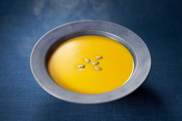 スイートパンプキンのポタージュ お召し上がりイメージ