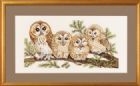 4匹のふくろう