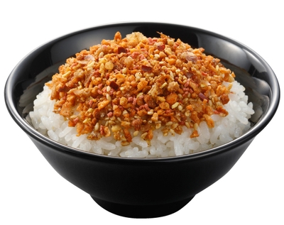 麻辣ふりかけ 盛り付け例