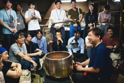 地元職人との交流(島谷好徳氏)