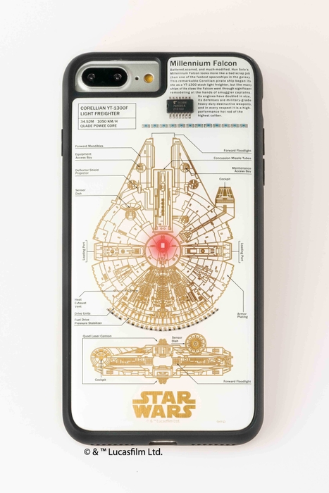 FLASH M-FALCON 基板アート iPhone 7/8 Plusケース 白