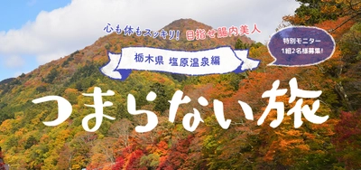 ツマラナイ？いえ、詰まらないんです！ 「つまらない旅」無料体験モニター募集開始