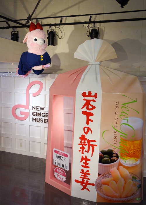 空飛ぶ!?「岩下の新生姜“魔女”アルパカ」