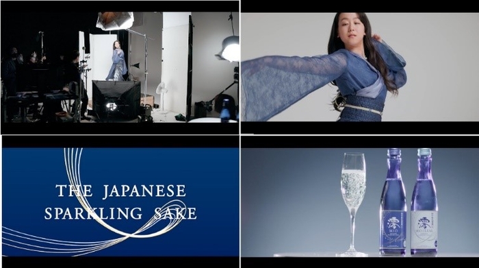 新広告ビジュアル制作中(メイキング動画より)