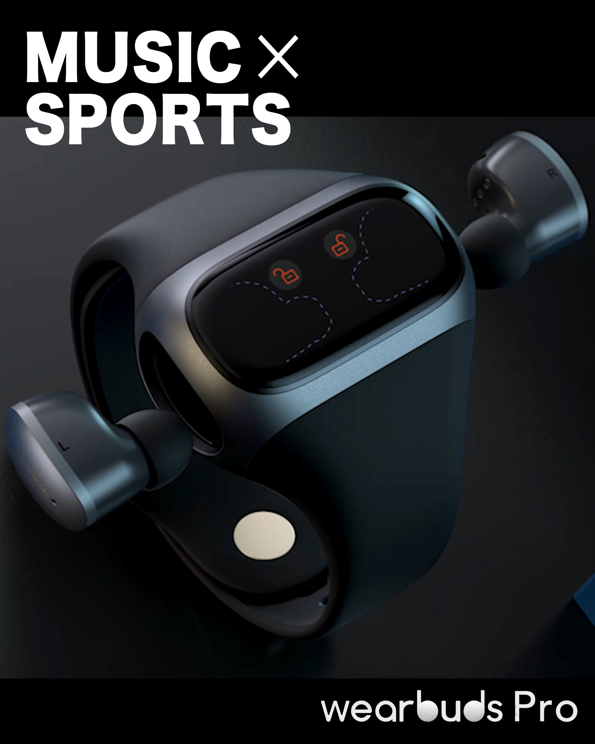 戦隊モノの変身ガジェット⁈【Wearbuds Pro】 SNSシェア