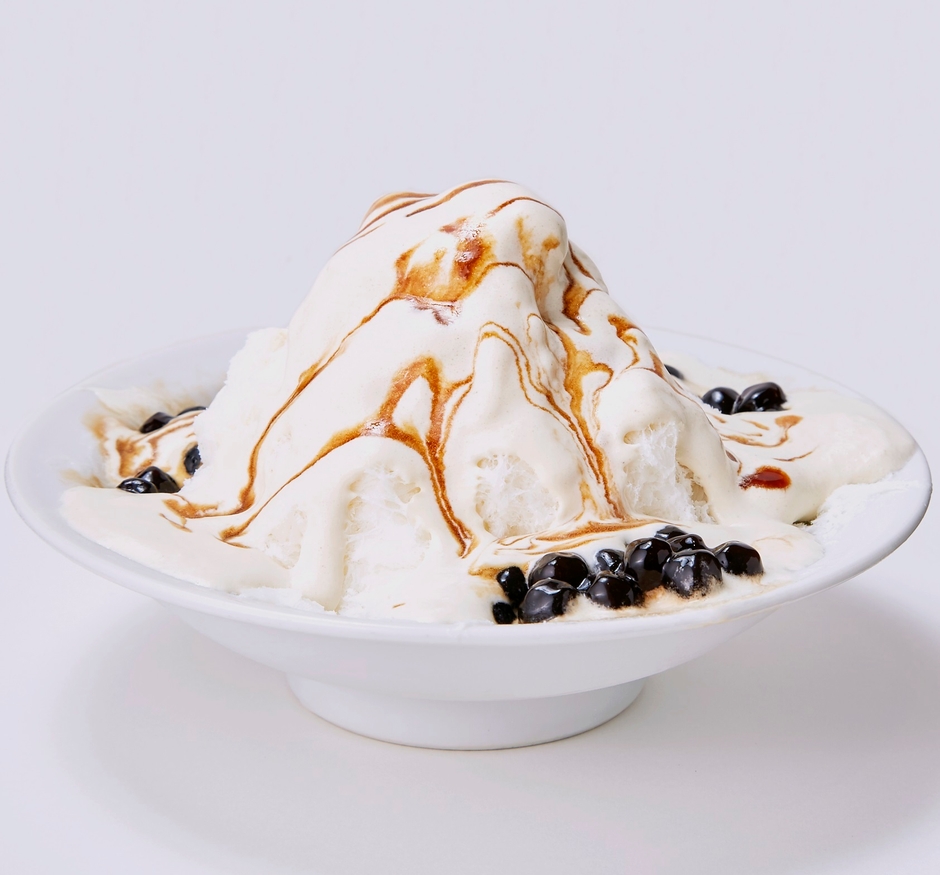 ふんわり鉄観音クリームのスノーアイス