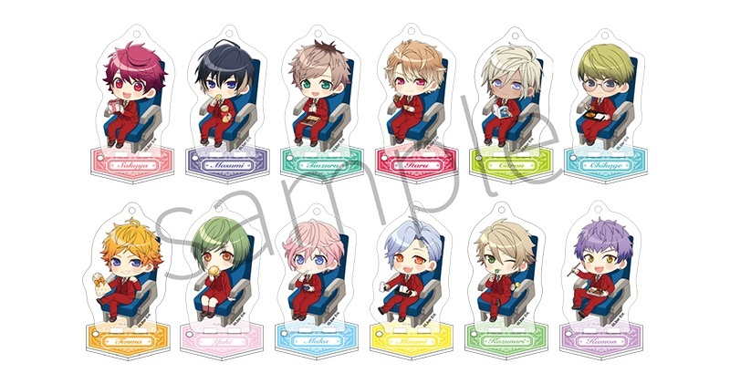 トレーディングアクリルスタンドキーホルダー【秋組・冬組】(全12種)