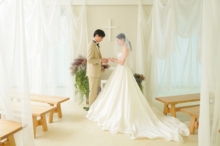 撮影例:チャペルスタジオ