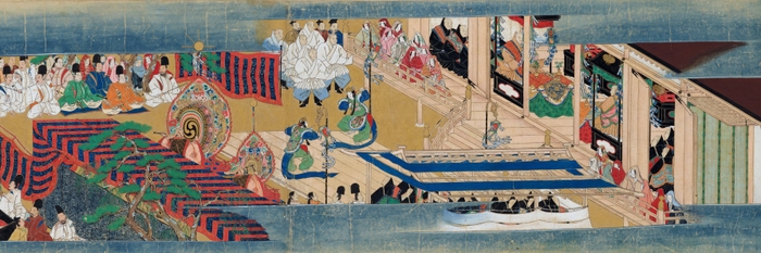 桑実寺縁起絵巻 上巻