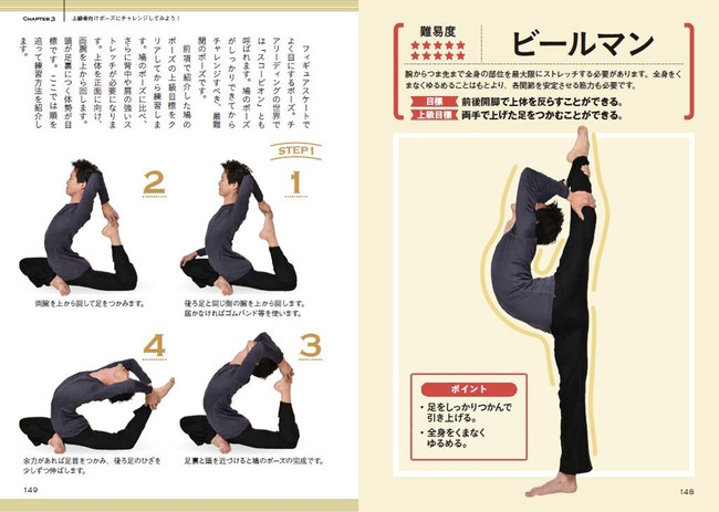 フィギュアスケートでよく見るビールマンスピンも、本書があればできるように!
