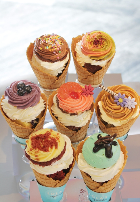 カップケーキ・ソフトクリーム