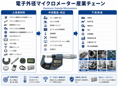 本レポートは、YHResearch社の調査「グローバル電子外径マイクロメーターのトップ会社の市場シェアおよびランキング 2026」に基づいているか、または同レポートの内容を含んでいます。