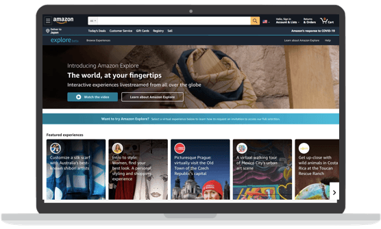 Amazon Explore商品ページ