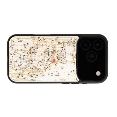 FLASH 東京回路線図 iPhone 17/18 Proケース　白