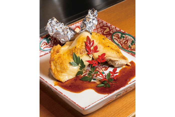 グリルチキン ぎゅんたソースがけ