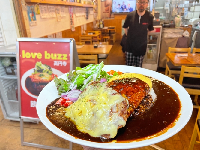 チーズハンバーグカレー・オムレツトッピング　