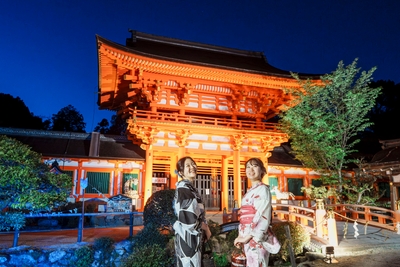 上賀茂神社ライトアップ