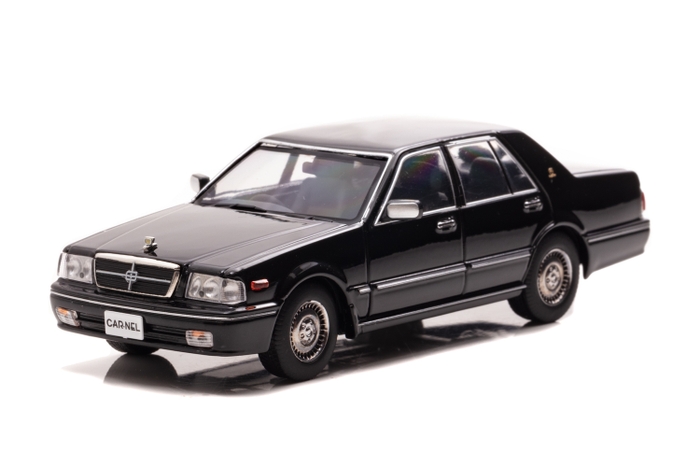 左前：1/43 日産 グロリア Brougham VIP (PAY31) 1998 Black