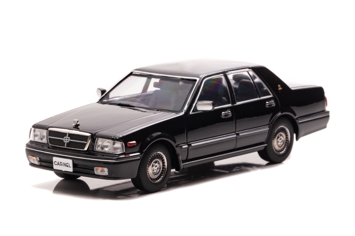 左前:1/43 日産 グロリア Brougham VIP (PAY31) 1998 Black