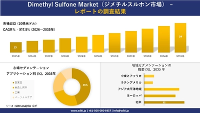 Dimethyl Sulfone Market（ジメチルスルホン市場）傾向、需要、成長分析、および2026－2035年の予測
