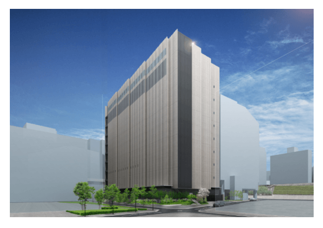 東京都心のAIデータセンター（完成イメージ）