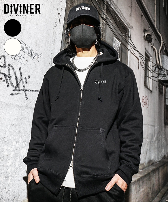 【OWN ROOTS】Standard Back Logo Zip Hoodie