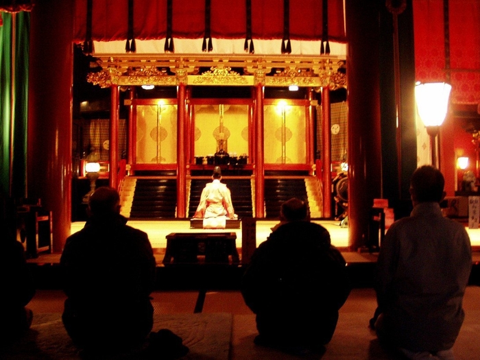 休暇村羽黒　出羽三山神社朝御饌祭参拝