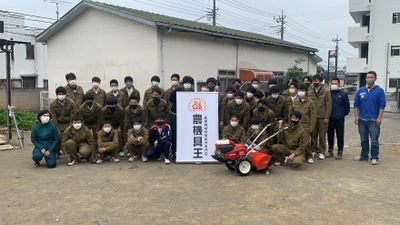 “農機具王”が桐生第一高等学校ものつくりコースに 小型耕運機を寄贈 　「農業の未来を担う若者達に機械を」卒業生である店長の縁で実現